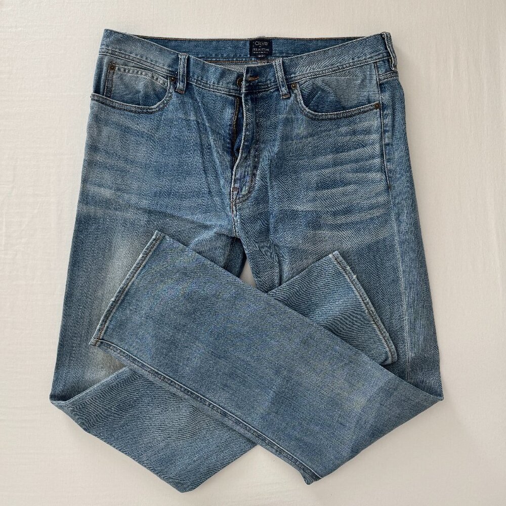 J. Crew Men's The Sutton Straight-fit Stretch Jeans 35x32